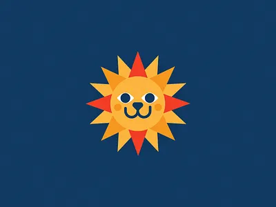 Goodest Sun branding brewery design dog illustration orange pub puppy sun