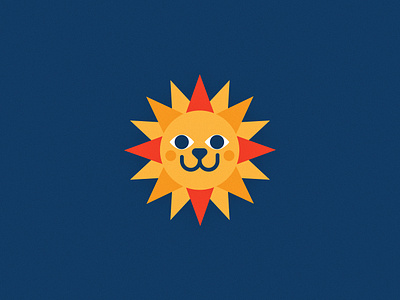 Goodest Sun branding brewery design dog illustration orange pub puppy sun