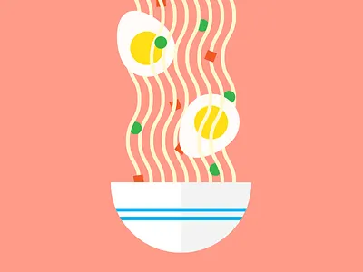 Ramen illustration noodles ramen vector