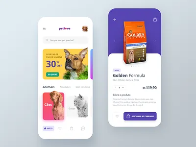 Petlove App Concept animal animals app buy cat concept dog ecommerce eshop estore love pet shop shopping store ui ux