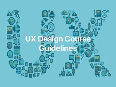 UX Design Course Guidelines 2019 animation audio audio app branding design graphical illustration music typography vector