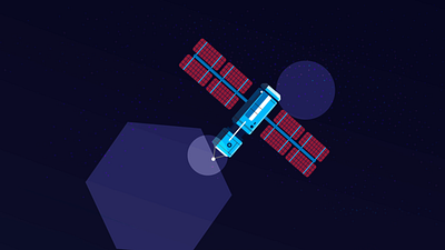 cosmic boneyeard cosmic design illustration motion graphics satellite