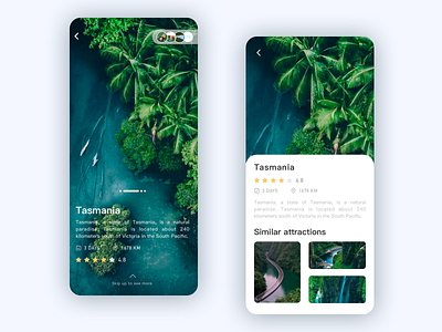 Travel App-2 app design ui