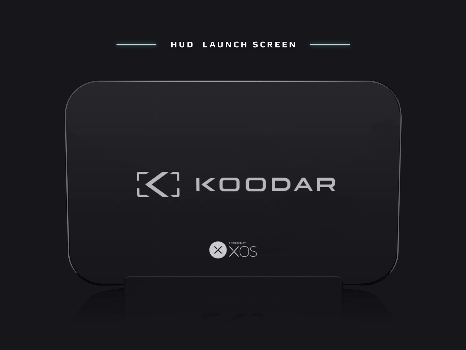 HUD Launch Screen ae animation car gif logo ui ux welcome screen