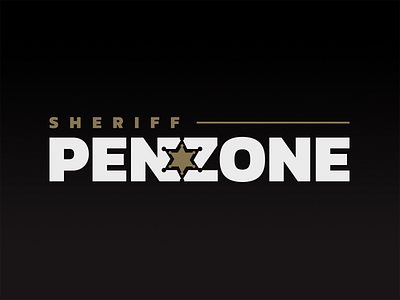 Sheriff Paul Penzone Logo election gold law logo police political campaign sheriff star