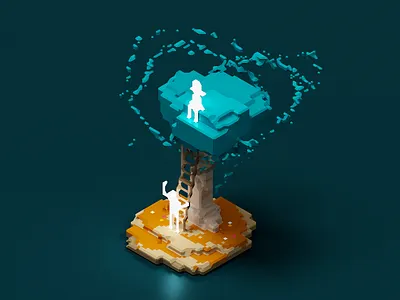 Souls 3d game design magicavoxel voxelart