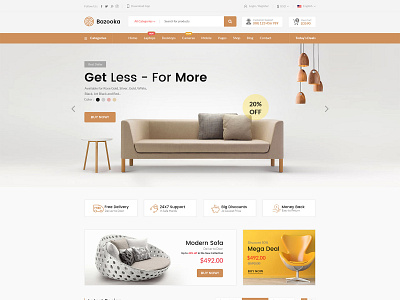 Furniture e-commerce Website Full Page Design attractive branding branding design ecommerce ecommerce design furniture design graphic design illustrations logo popular design product design publicity typography ui design uiux user interface webdesign weblayout website concept