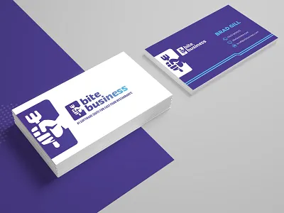 Bite Business Card Design business card business card template card company design designer business card nisha nisha droch nisha f1