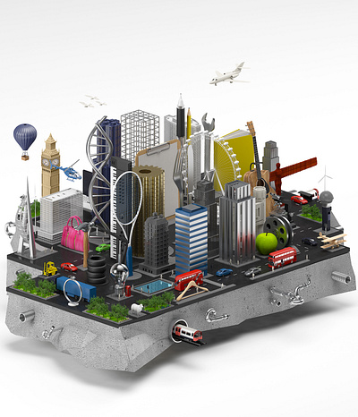 City Hustle | 3d Modelling 3d design modeling