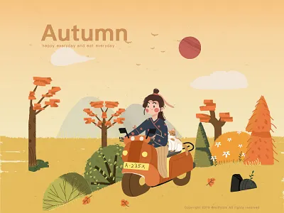 秋 design paintings