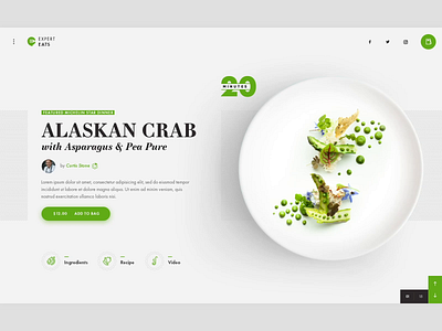 Meal Kit UI Concept animation design ecommerce food restaurant ui ui concept website