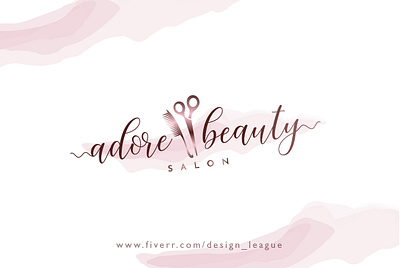 Adore Beauty adorable beauty logo beauty salon branding design elegant design elegant font fresh colors fresh design logo logodesign salon logo script font script lettering signature signature font signature logo trendingconcept trendy typography