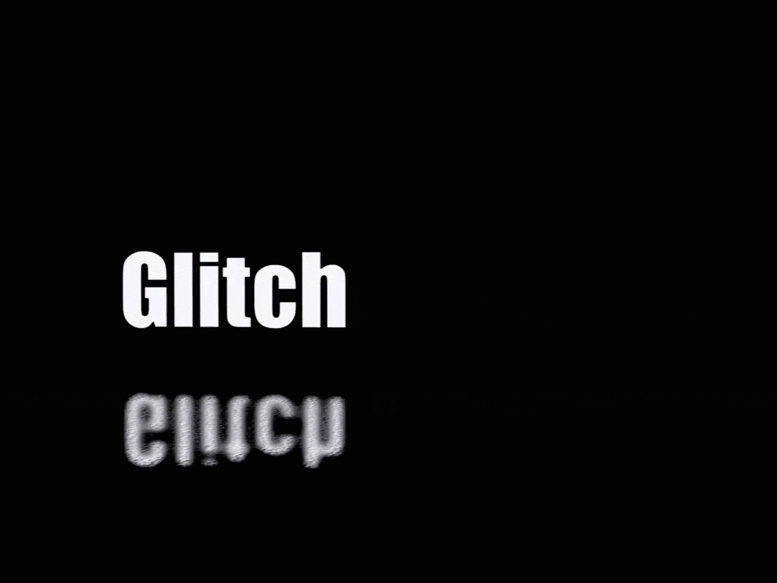 glitch ae