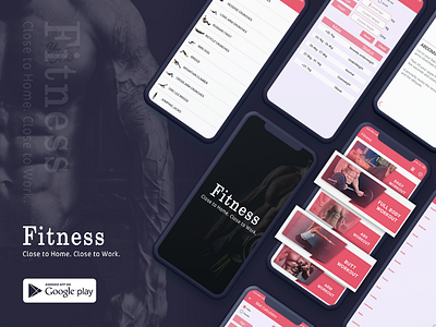 Fitness App Designing appdesign design development fitness fitness app fitness club health