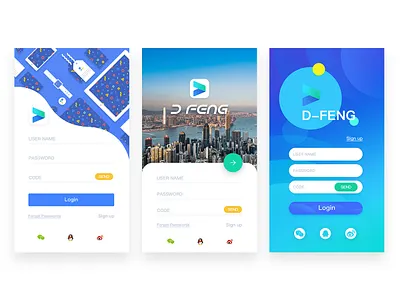 login2 app app design login ui