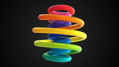 C4D Looping Spiral - Cinema 4D Tutorial (Free Project) c4d cg cg shortcuts cinema 4d free project helix looping spiral mobius strip mograph motion graphics octane repearting spiral effect spring tutorial tutorial animation