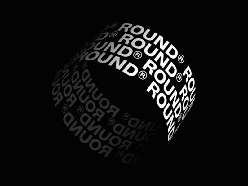 Kinetic Rotation animated animated type animation art black brand brand identity branding design font graphic design identity logo minimal minimalist motion poster type typographic typography