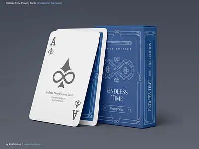 Endless Time Playing Cards 2019 trend ace of spades box cards deck jocker kickstarter playing cards pocker vector