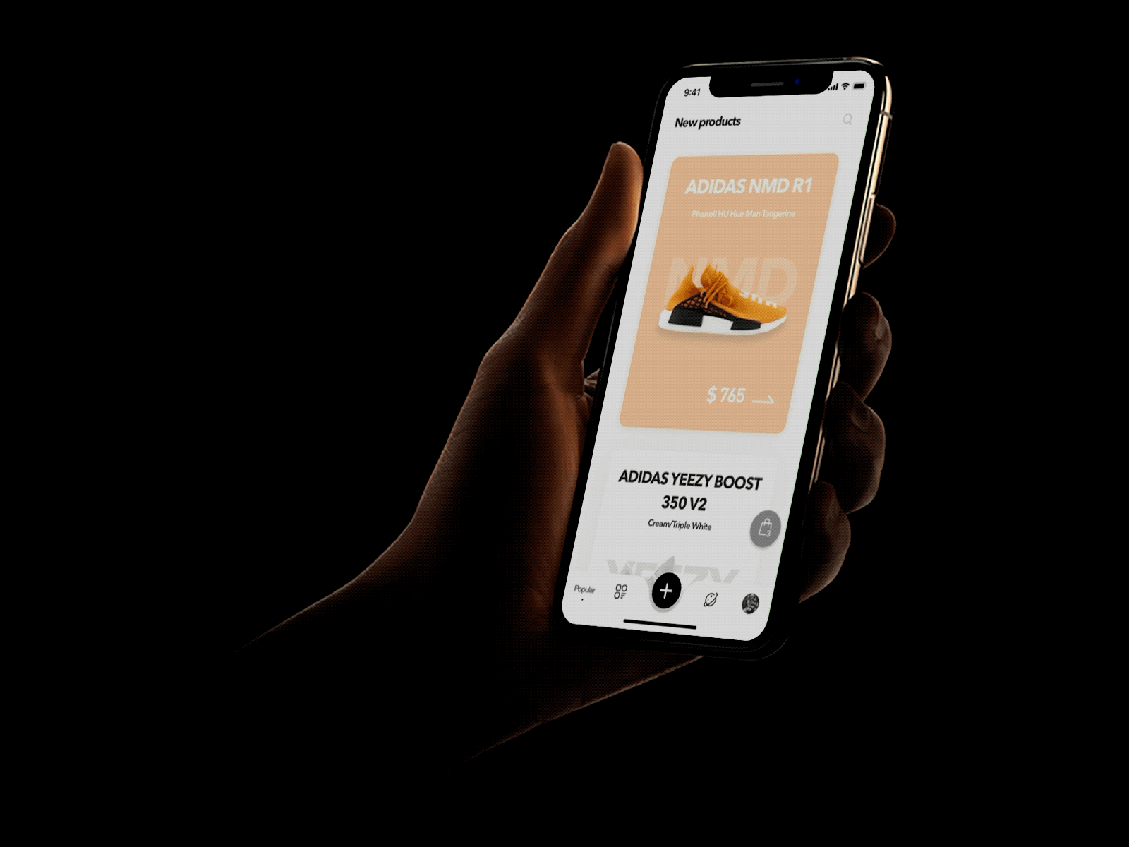 3D Preview ios iphonex mockup shoes simplicity ux 品牌 应用 设计