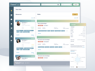 TalenPool - HR management design design system hr managment recruitment ui ux