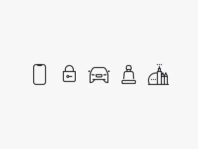 Icons branding iconography icons