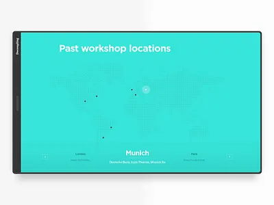 Author Website Map Microinteraction animated map animation interface locations map microinteraction places principle app transition ui ux uidesign uxdesign website