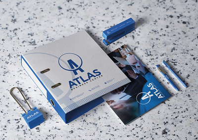 Atlas - Stationery branding logo stationery