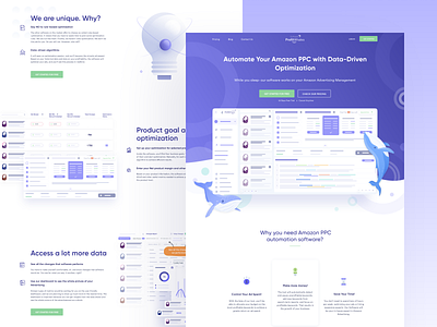 Landing Design for Martech Startup app design landing saas design ui user experience user interface web app webdesign