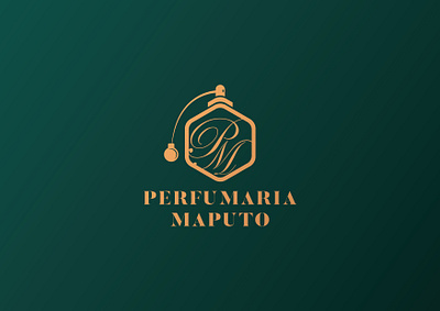 Perfumaria Maputo brading design logo