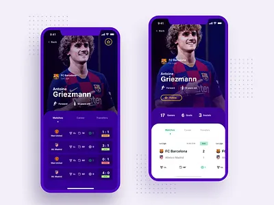 Check Scores App - dark mode app dashboard football football club livescore scores soccer ui user experience user interface ux