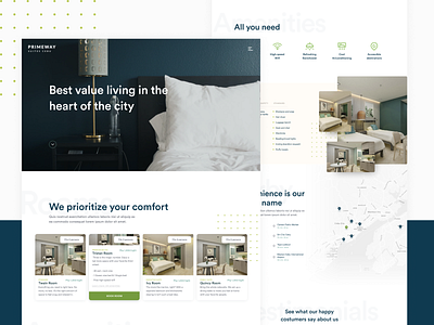 Primeway Suites - Concept design booking booking website hotel hotel booking ui ui design uiux web web design website website design