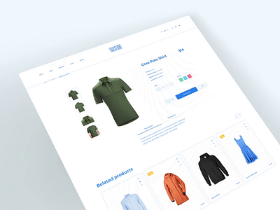 Tailstore (template for OpenCart) Pt. 3 design desktop fashion opencart template ui ux web web design website