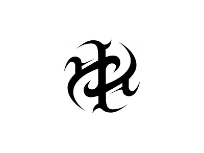 Ж — tribal single-letter logo