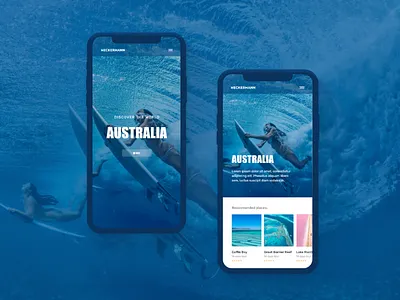 Redesign concept of Neckermann animation app clean holiday interaction interaction design journey mobile photography photos popular recent redesign surfing travel trend 2019 trending trends uxui
