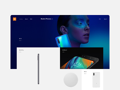 Mi Moscow Shop app concept fashion grid mobile project shop steel ui ux