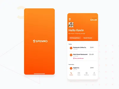 Spenmo - Login Animation aftereffects animation credit card fintech login mobile mobile app motion motion design mvp startup ui ux