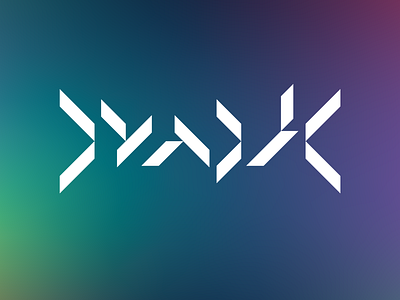 Dyadik >a new record label< abstract branding design graphic design logo minimal music typogaphy vector