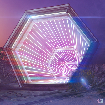 Portal by tg 1 3d art cinema4d futuristic photoshop