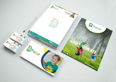 Preschool Branding Project branding branding design brochure cover coverdesign identity identity design illustration logo logodesign logomark typography vector