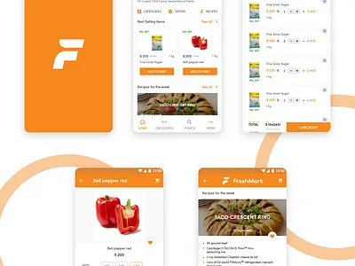 FreshMark grocery market mobile app shopping