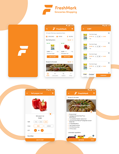 FreshMark grocery market mobile app shopping