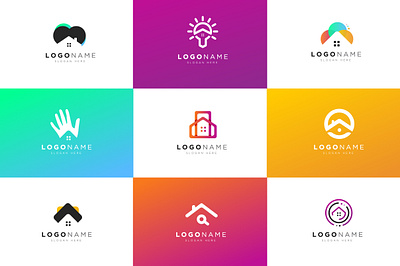 Rejected Real Estate Logos design designs graphic designs graphics home logos house logos illustration logo logo designs logos modern illustrations property logos rejected logos ui vector