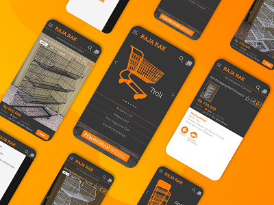 Raja Rak Shop UI/UX app development classic flat indonesia market online shop rack shop shop ui ux ui design uiux uiux designer uiuxdesign