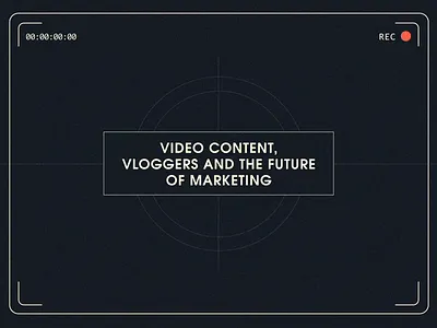 Vloggers and the Future of Marketing 2d animation animation branding camera design digital future graphic illustration infographic infostarters