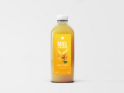 Label for Honey product. branding design