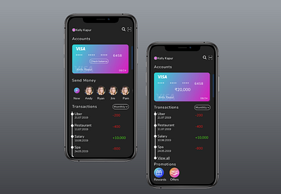 Payment app app design mobile ui ux