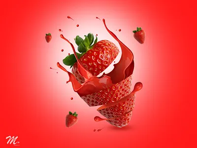 Photoshop - Strawberry Social Media Design adobe adobe photoshop adobe photoshop cc art art direction design dribbble best shot fruits graphic design graphic design graphicdesign illustration art manipulate manipulation poster design product design social media social media design social media templates strawberry