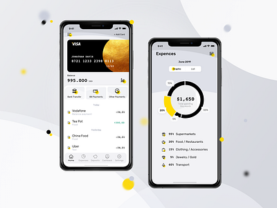Banking App UI Concept app banking banking app design ios ui ux