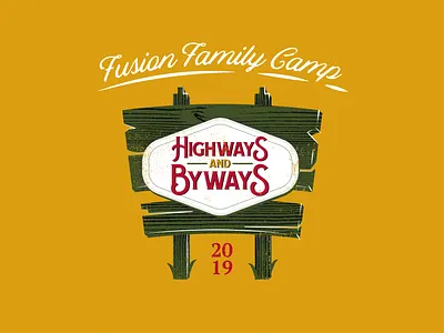 Highways and Byways Exploration 2 badge branding design illustration illustrator lettering logo type typography vector