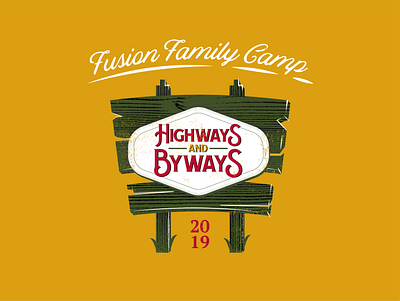 Highways and Byways Exploration 2 badge branding design illustration illustrator lettering logo type typography vector